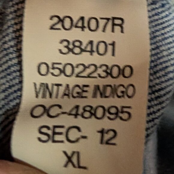 NWT Spanx XL Seamed Front Wide Leg Pull-On Jeans Indigo - Picture 6 of 8